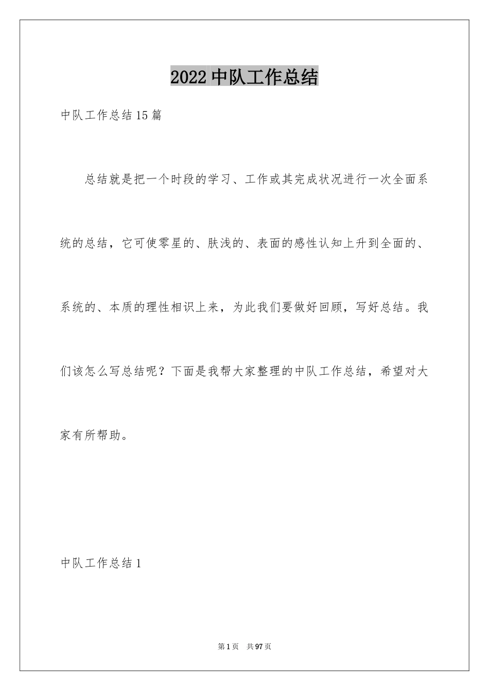 2024中队工作总结_第1页