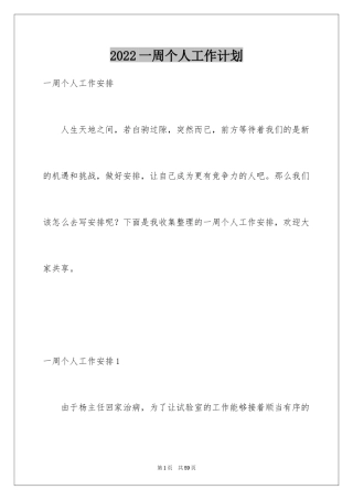 2024一周个人工作计划_3