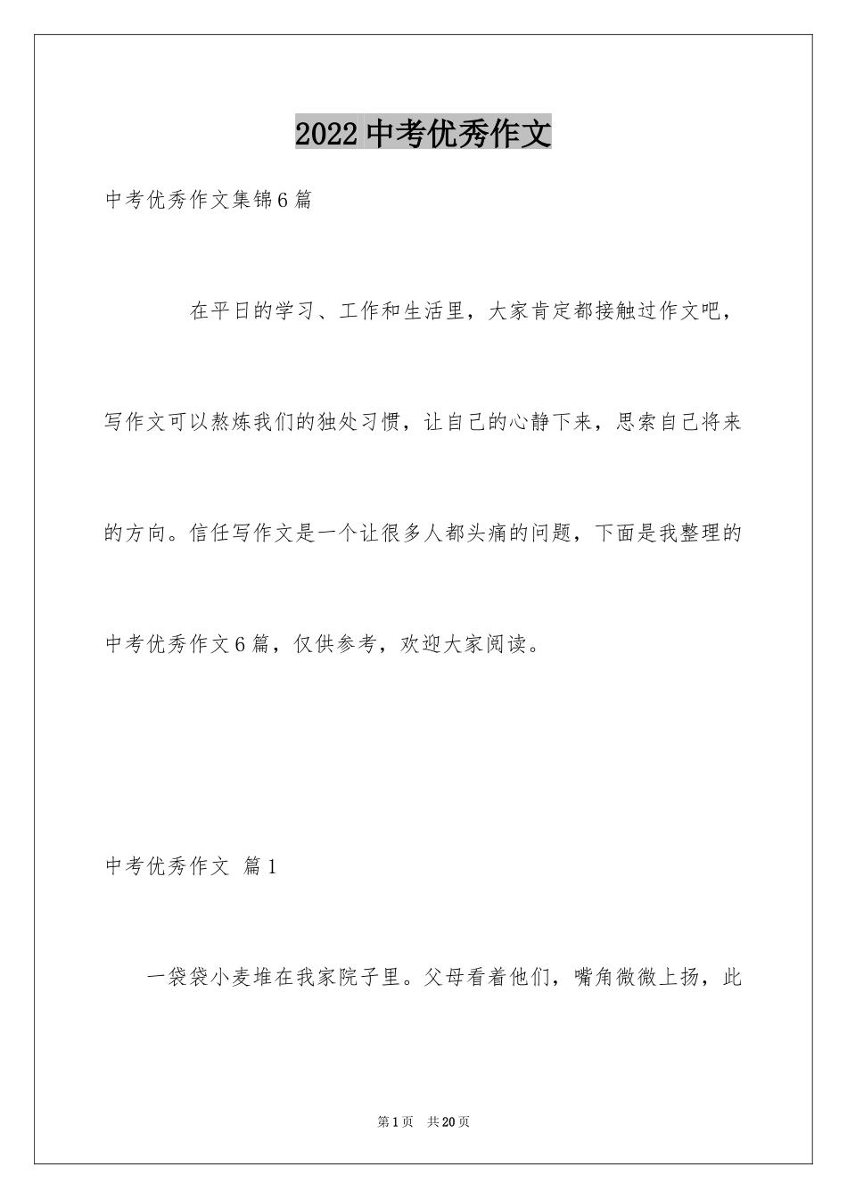 2024中考优秀作文_117_第1页