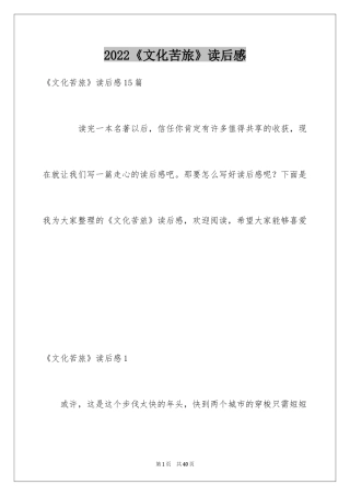 2024《文化苦旅》读后感_9