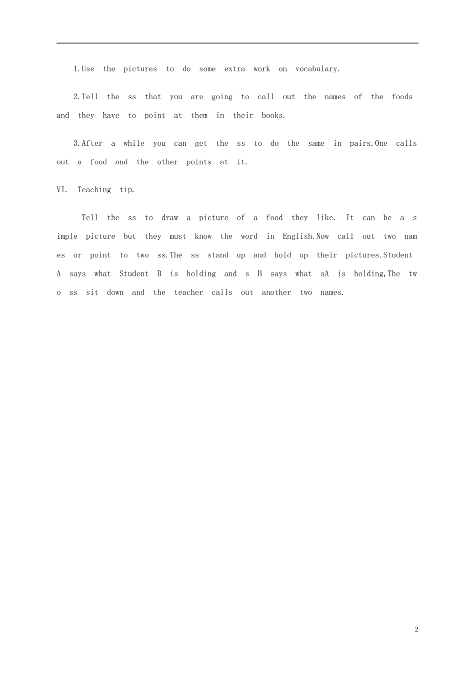 四年级英语上册Module5Unit1教案 外研版_第2页