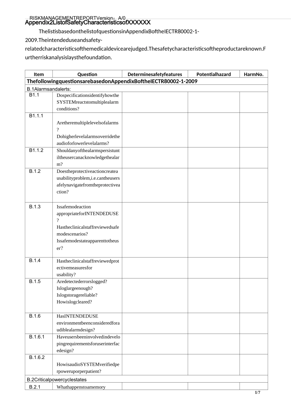 软件风险管理安全特征问题清单 IECTR80002-1_第1页