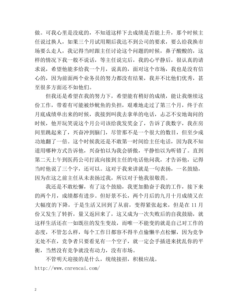 产品销售工作总结 _第2页