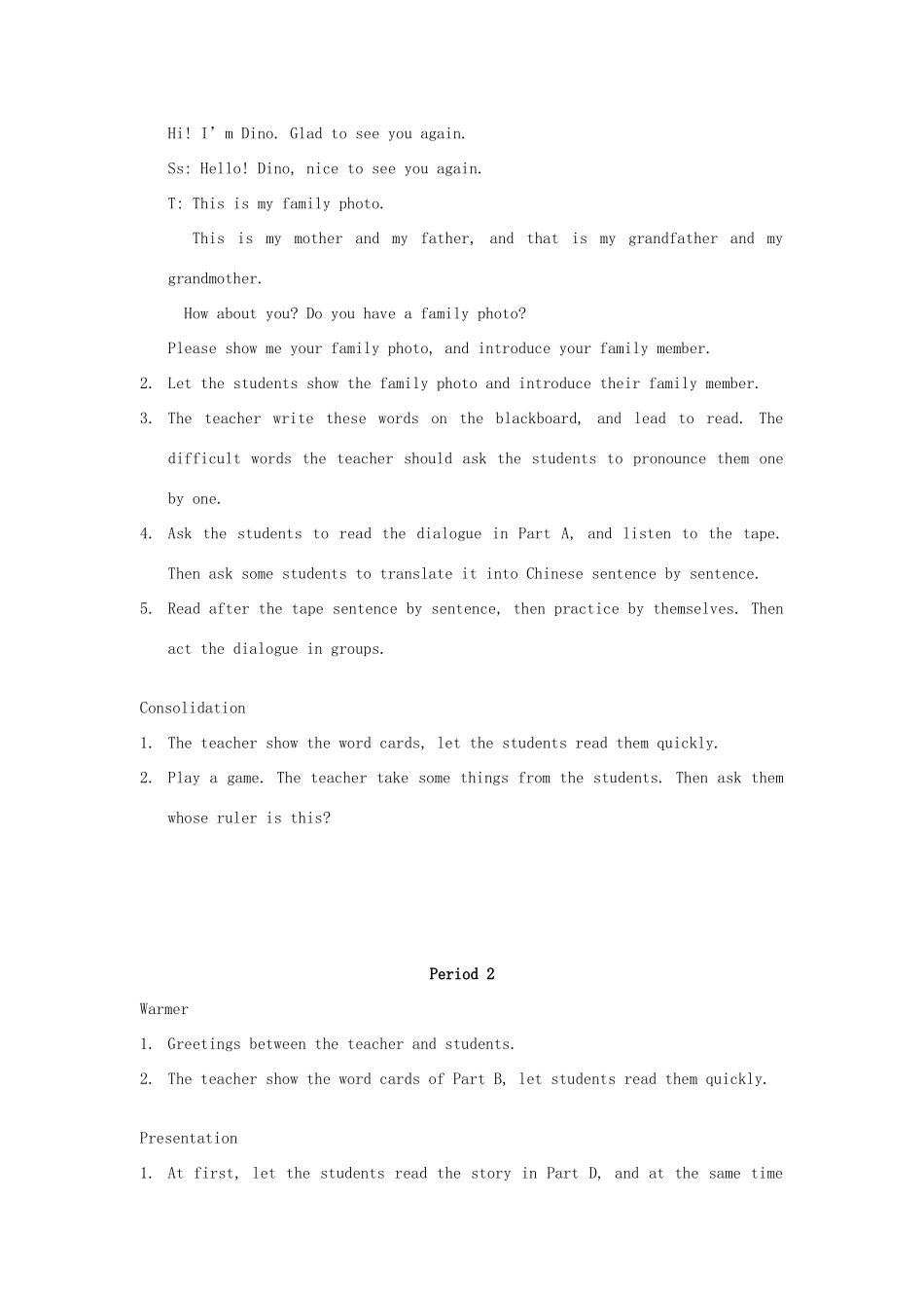 四年级英语上册 Unit 8 This is my brother’s painting教案 湘少版-湘少版小学四年级上册英语教案_第2页