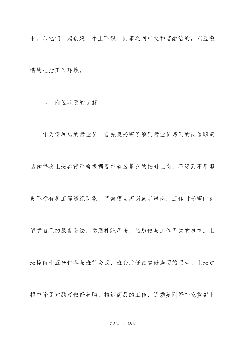 2024便利店营业员工作总结_3_第3页