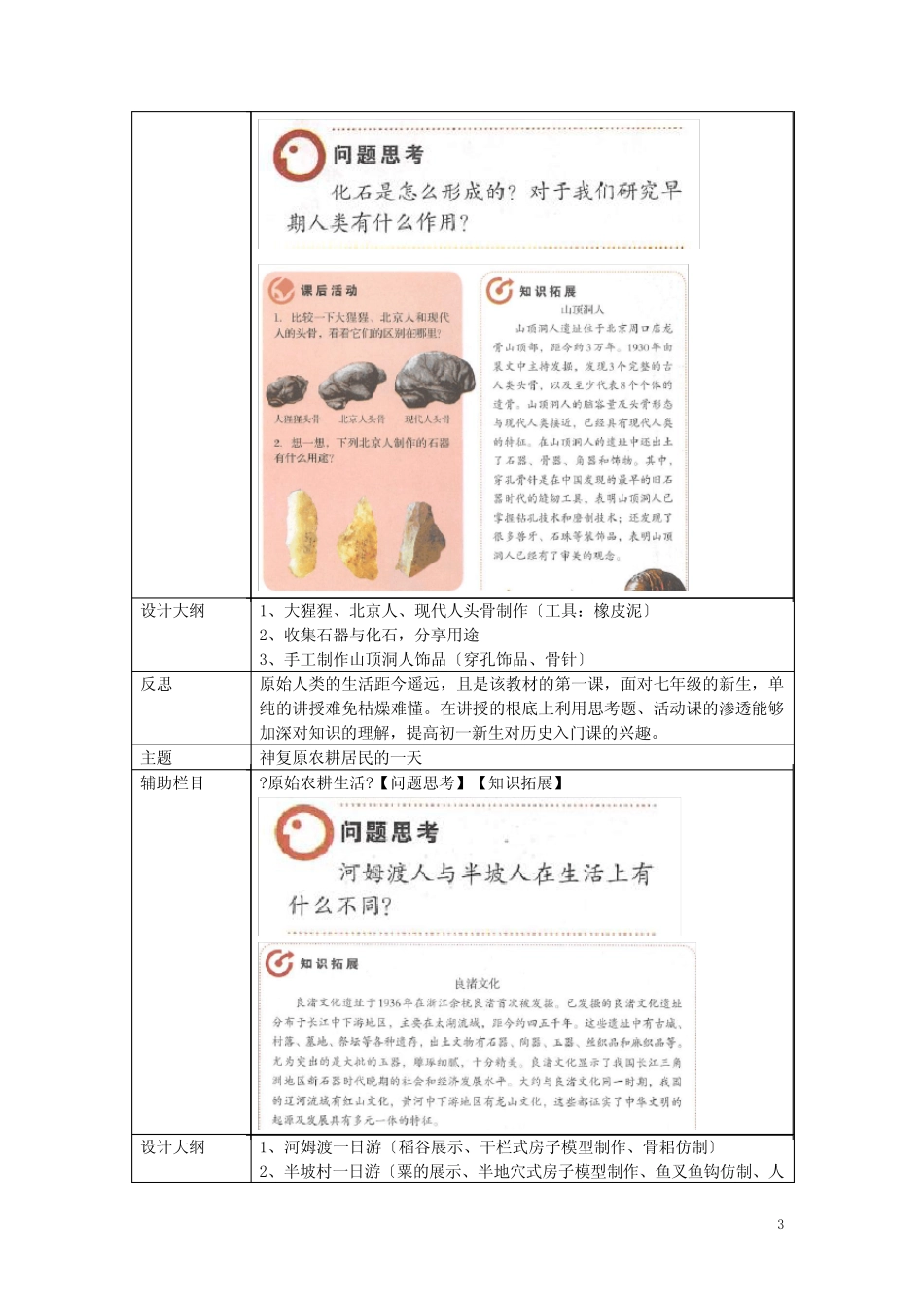 基于课文辅助栏目的历史小专题设计_以部编版七上为例素材 _第3页