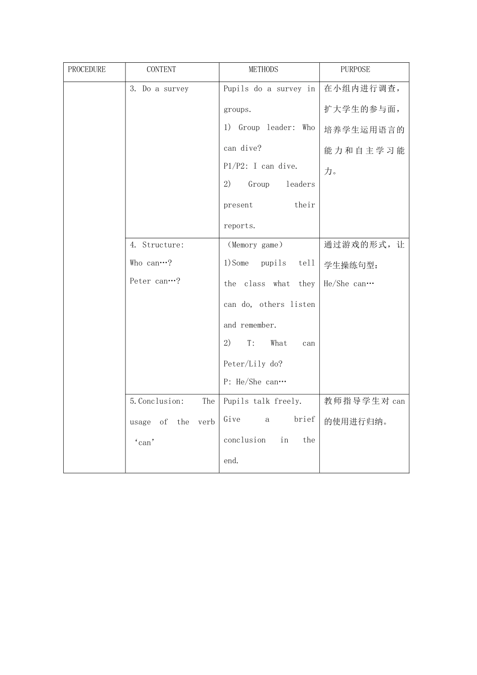 四年级英语上册 Module 1 Unit 1 Hello again（period1）教案 沪教牛津版-沪教牛津版小学四年级上册英语教案_第3页