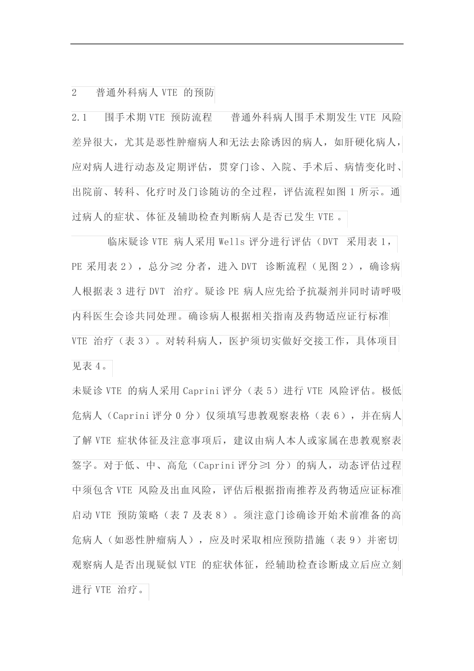 2020上海市普通外科病人静脉血栓栓塞症防治管理规范(完整版) _第3页