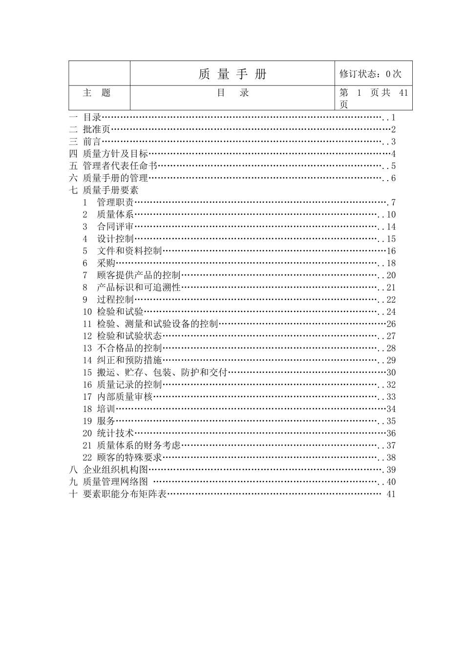 上海厂质量手册_第2页