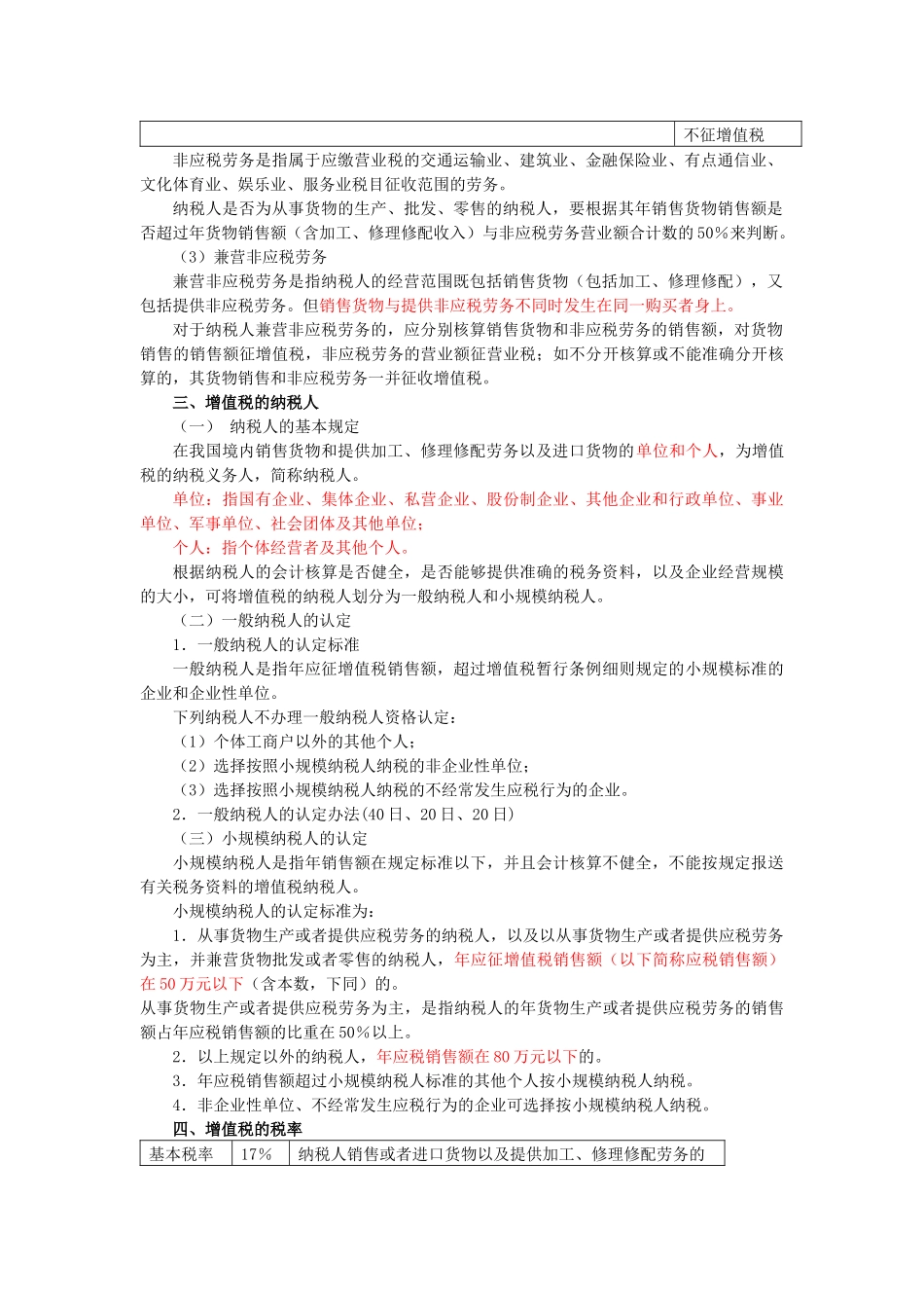 上海会计从业考试之增值税相关知识_第2页