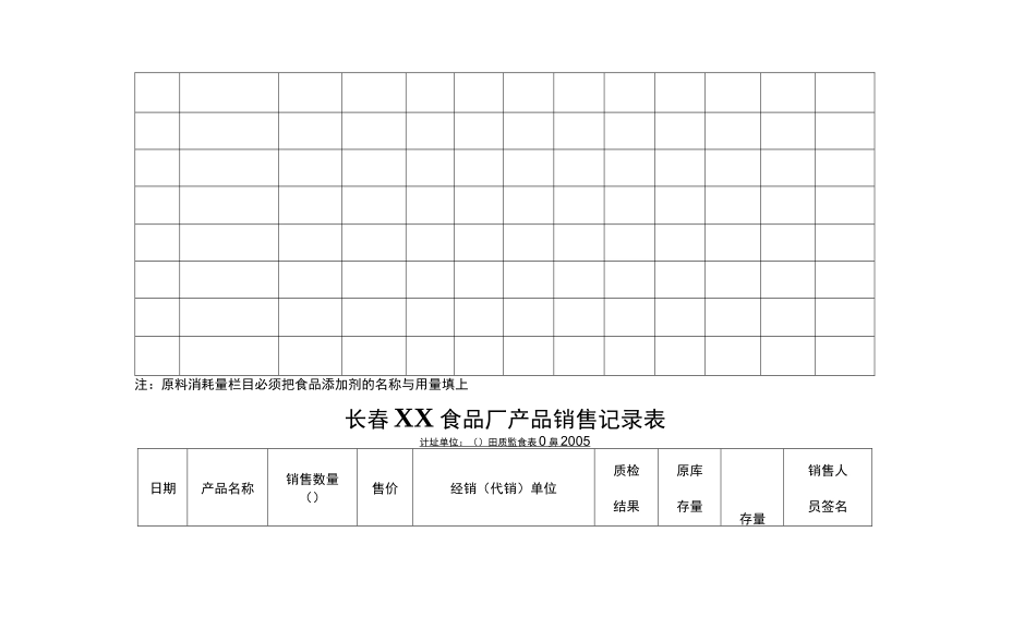 食品厂原料记录表_第3页