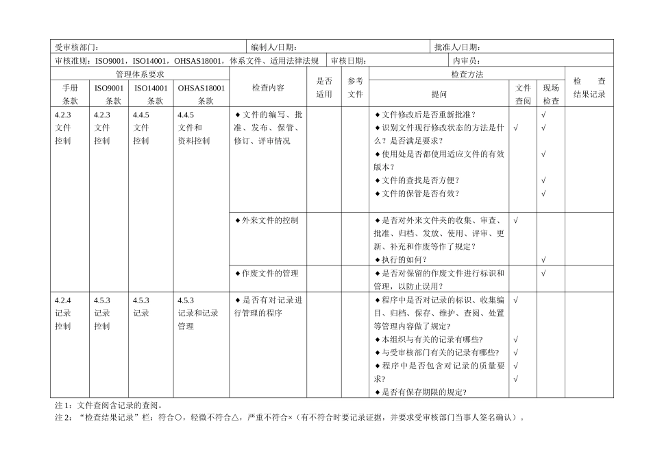 三体系内审检查表_第3页