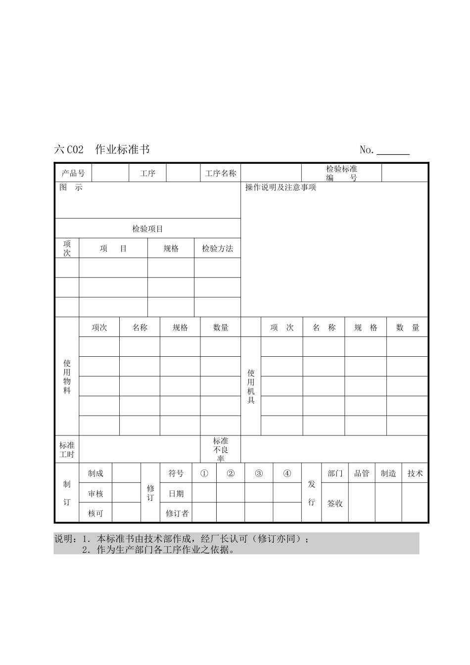 【品质表格】企业管理表格品质管理c纵表格_第2页