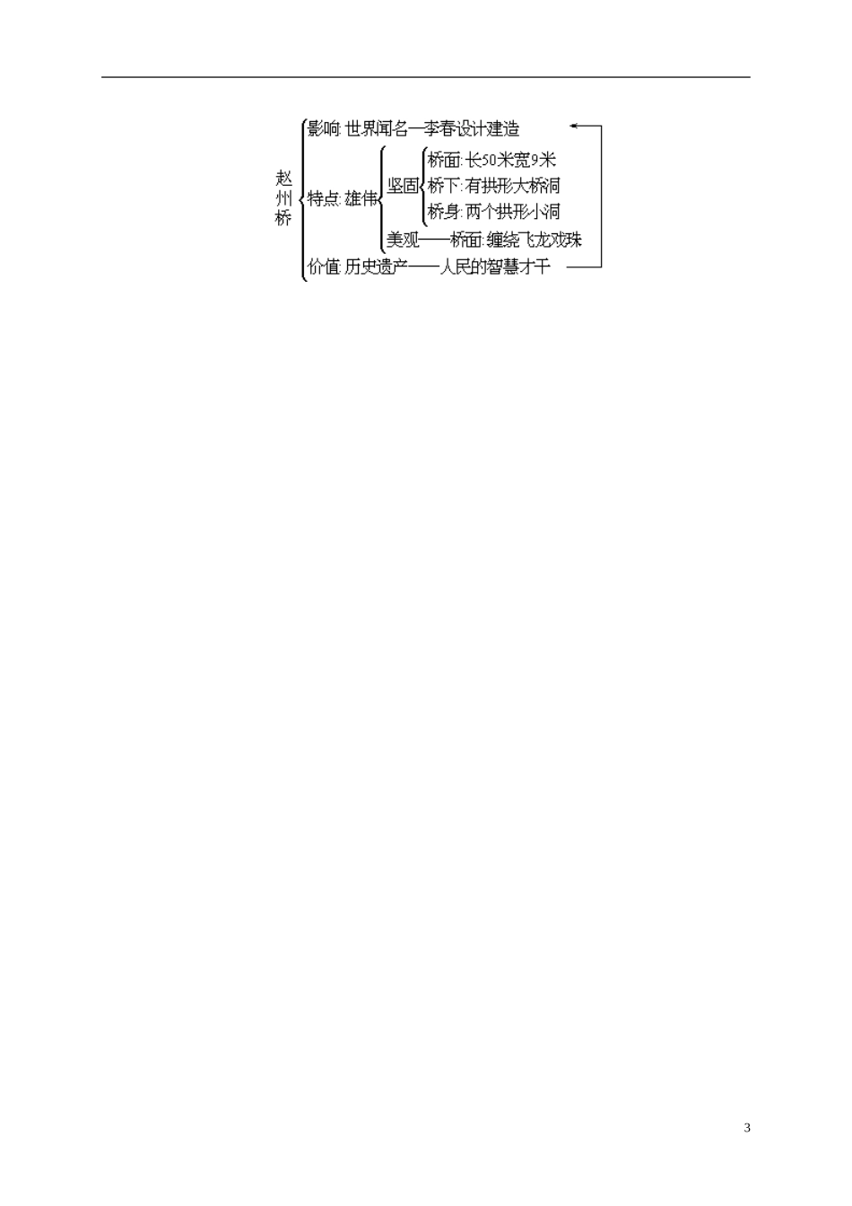 三年级语文下册 赵州桥教案 人教版_第3页