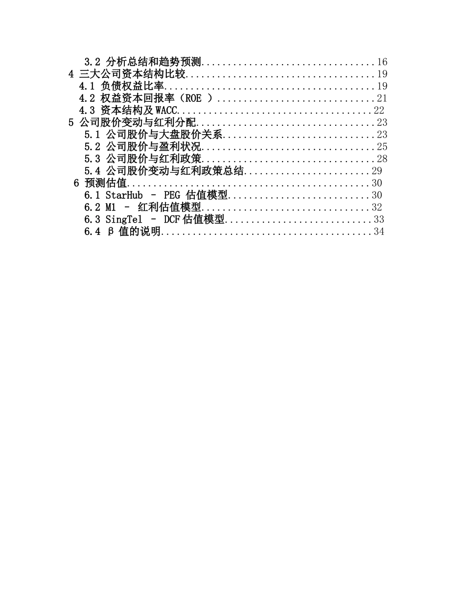 Project-新加坡三大电信公司财务分析与比较-final_第2页