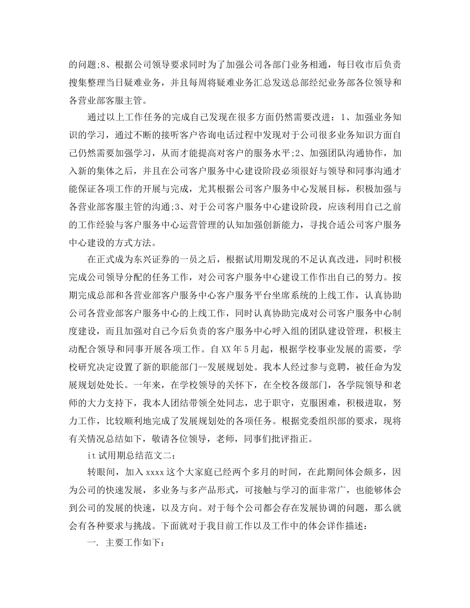 it试用期总结 _第2页