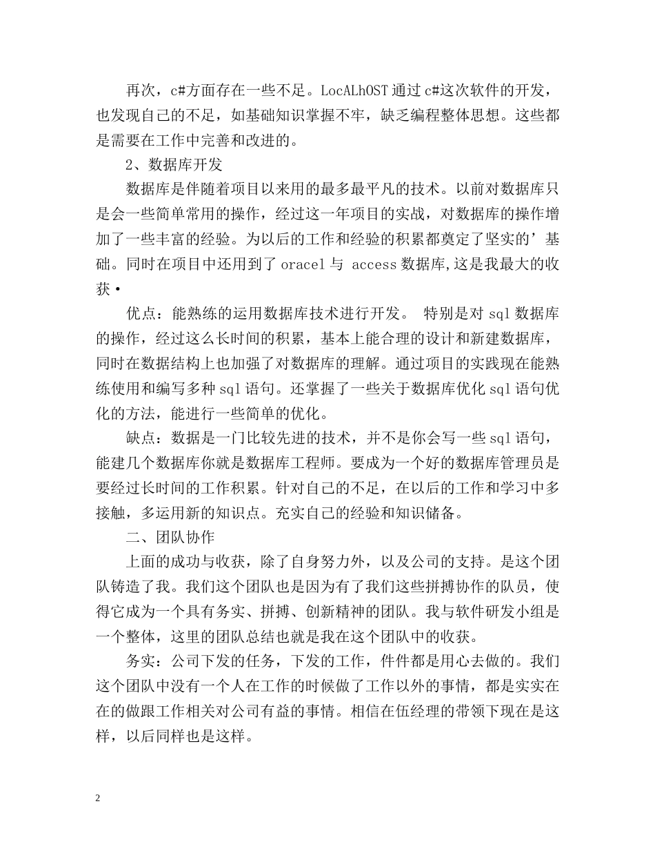 it个人年终工作总结 _第2页