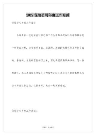 2024保险公司年度工作总结_3