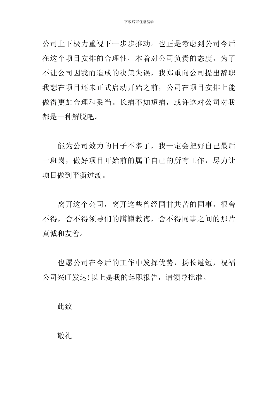 财务会计辞职报告怎么写_第3页