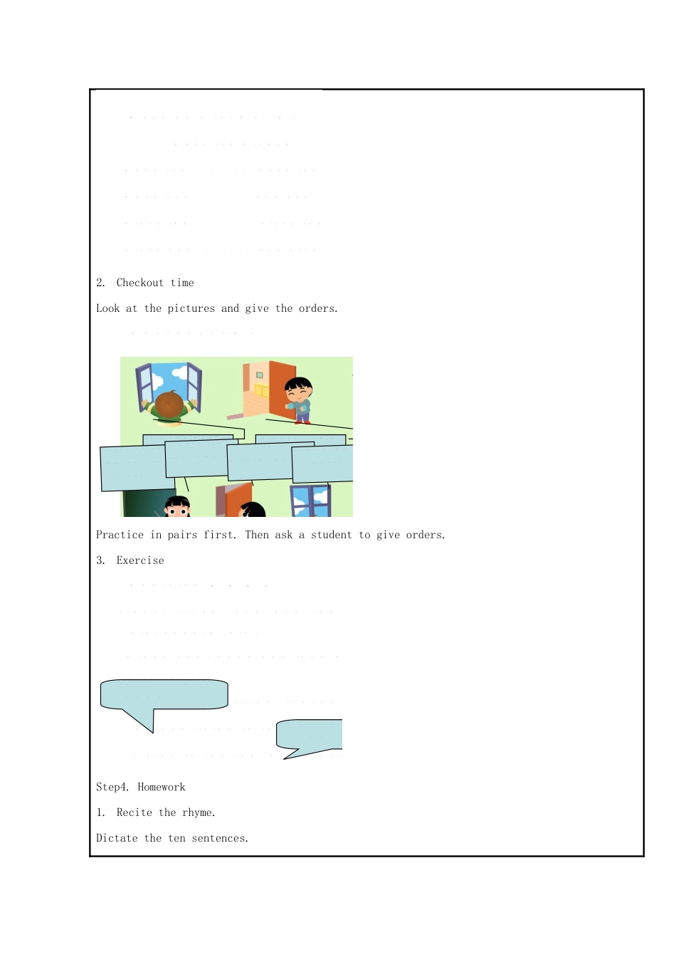 三年级英语下册 Unit 1 In class（第三课时）教案 牛津译林版-牛津版小学三年级下册英语教案_第3页