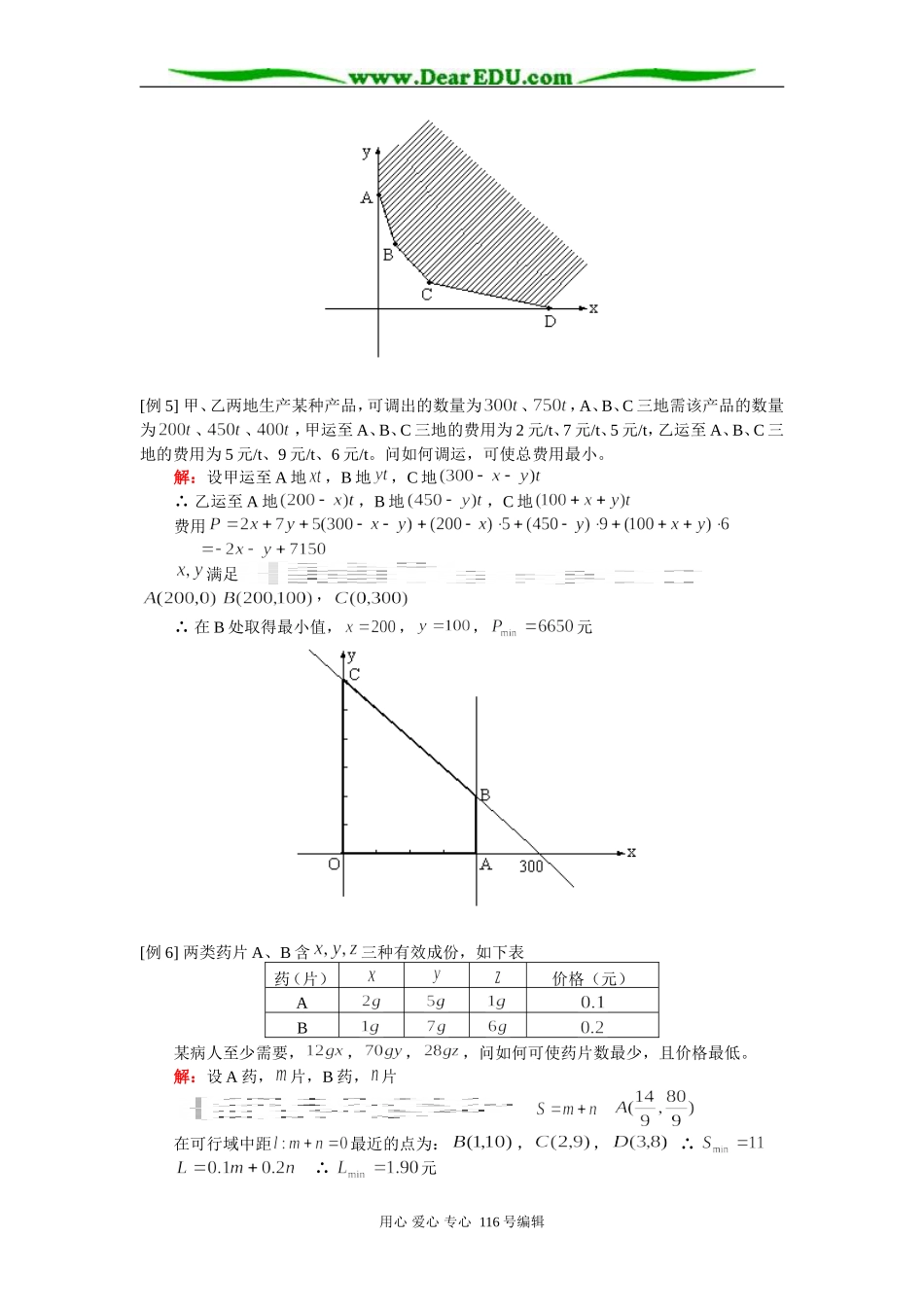 高三数学（理）线性规划 知识精讲 人教版_第3页