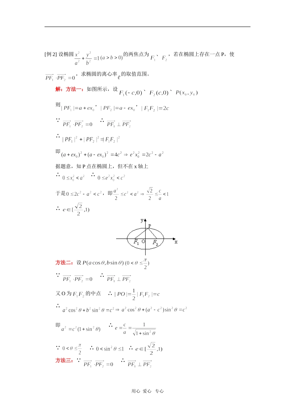 高三数学第一轮复习：椭圆人教版_第2页