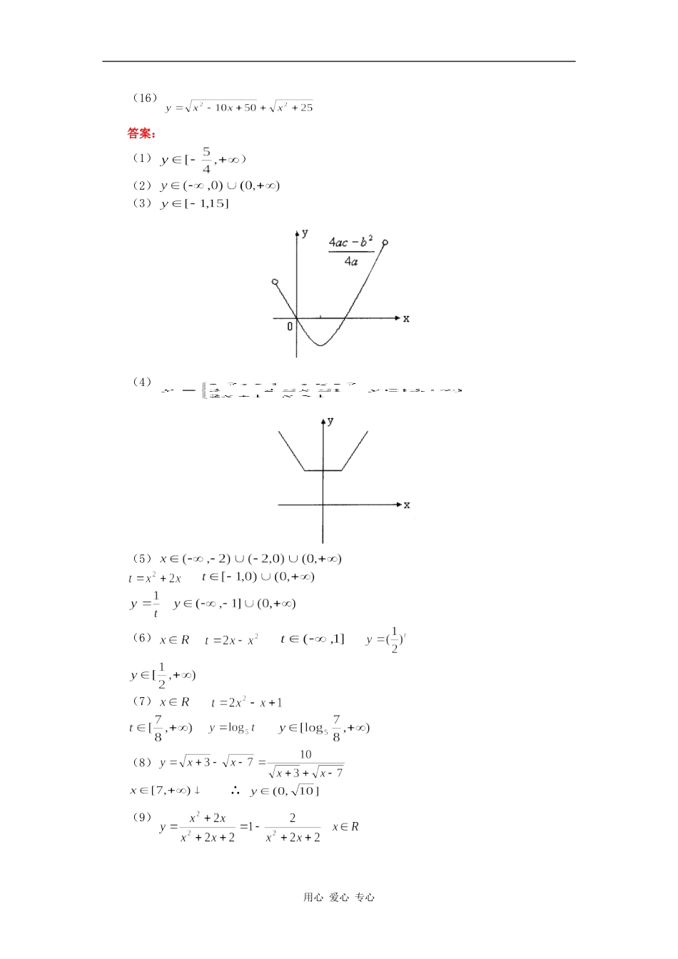 高三数学第一轮复习：函数（一）（理）人教实验A版知识精讲_第3页