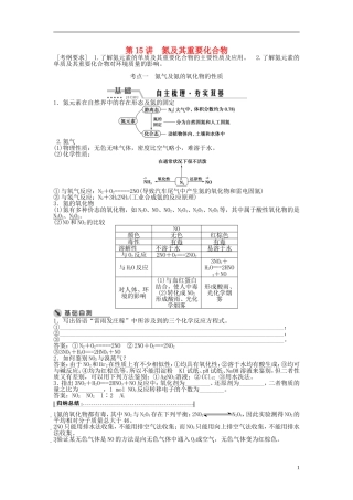 （通用版）高考化学一轮复习 第四章 非金属及其化合物 第15讲 氮及其重要化合物讲义-人教版高三全册化学教案