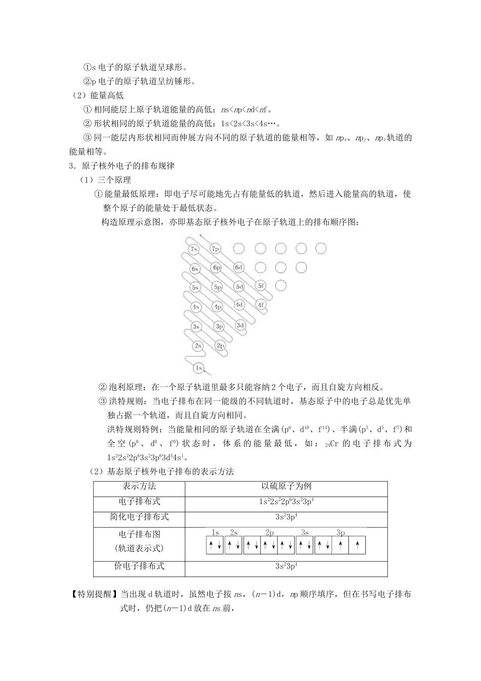 （讲练测）高考化学一轮复习 专题13.1 原子结构与性质（讲）（含解析）-人教版高三全册化学教案_第2页
