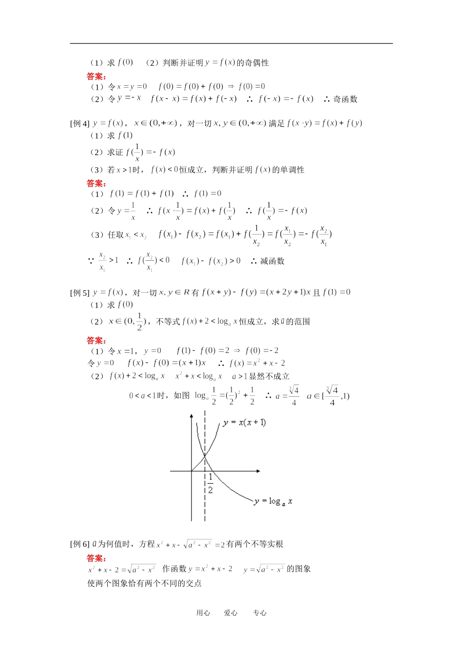 高三数学理反函数、利用函数图象解题人教版知识精讲_第2页