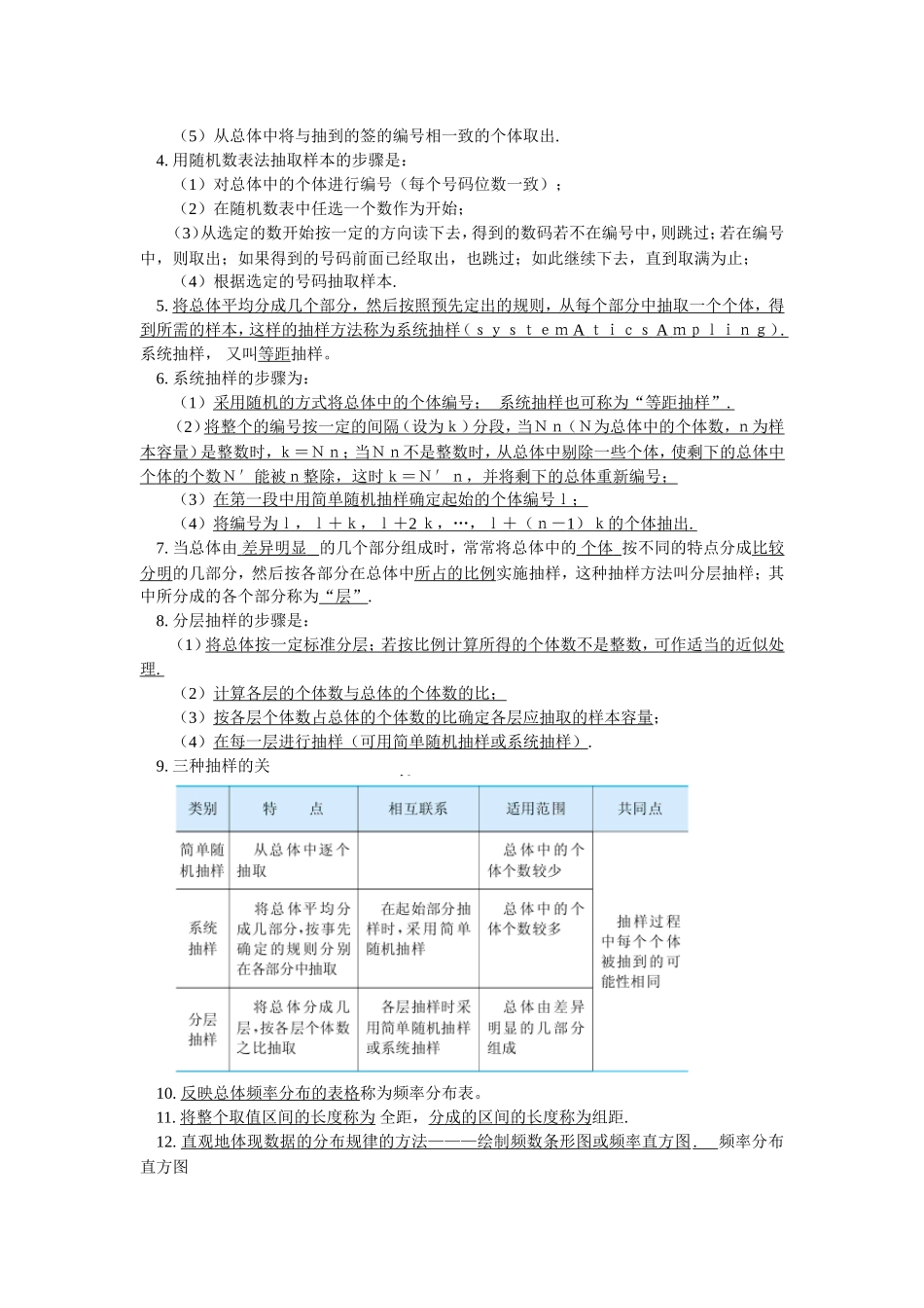 高三数学概率与统计知识精讲苏教版_第2页