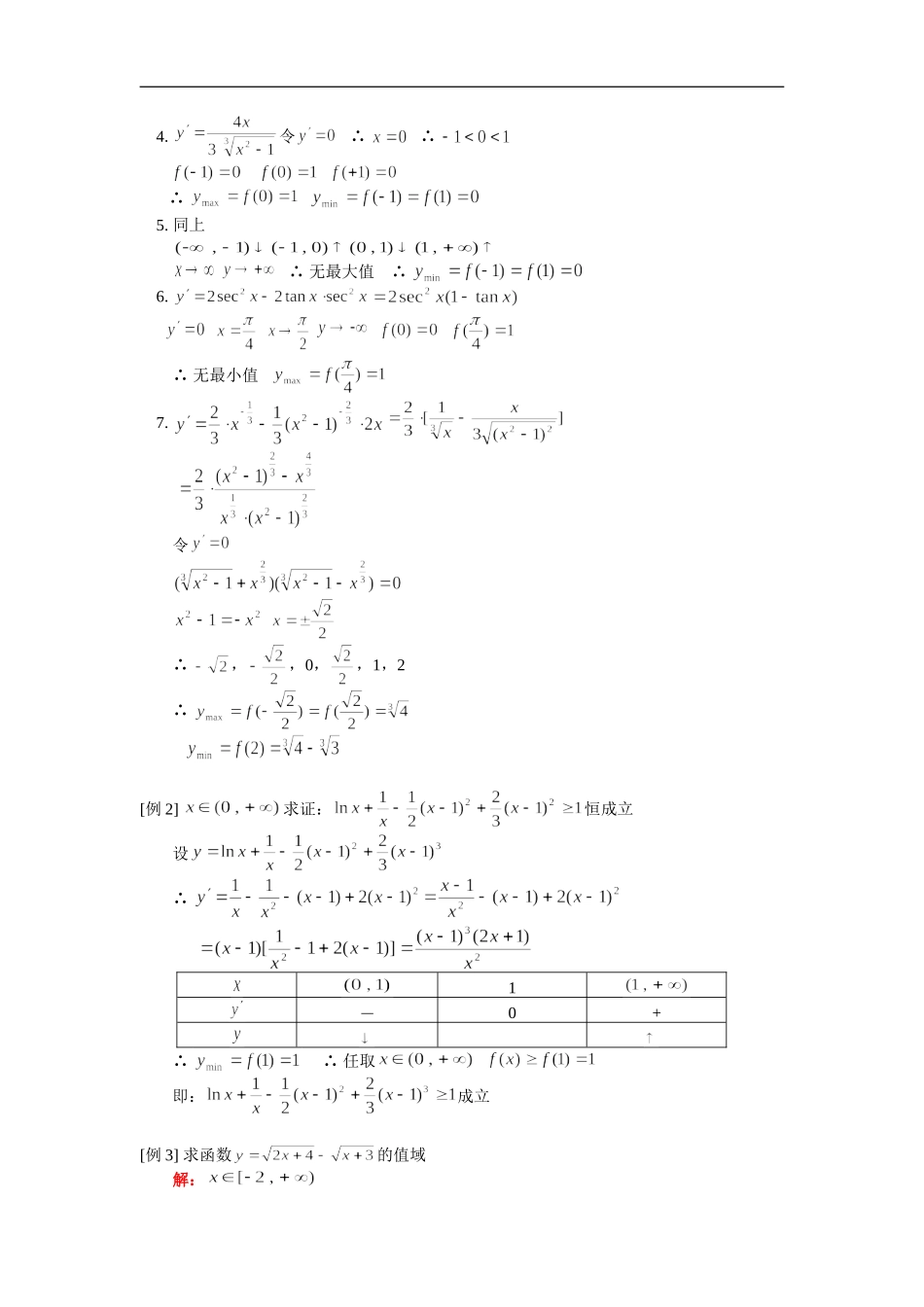 高三数学最值人教版 知识精讲_第2页