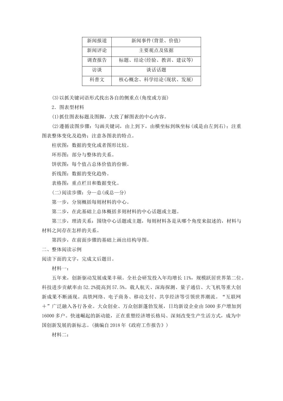 （江苏专用）高考语文新增分大一轮复习 第九章 实用类（非连续性）阅读 专题一 掌握关键的整体阅读能力讲义（含解析）-人教版高三全册语文教案_第3页