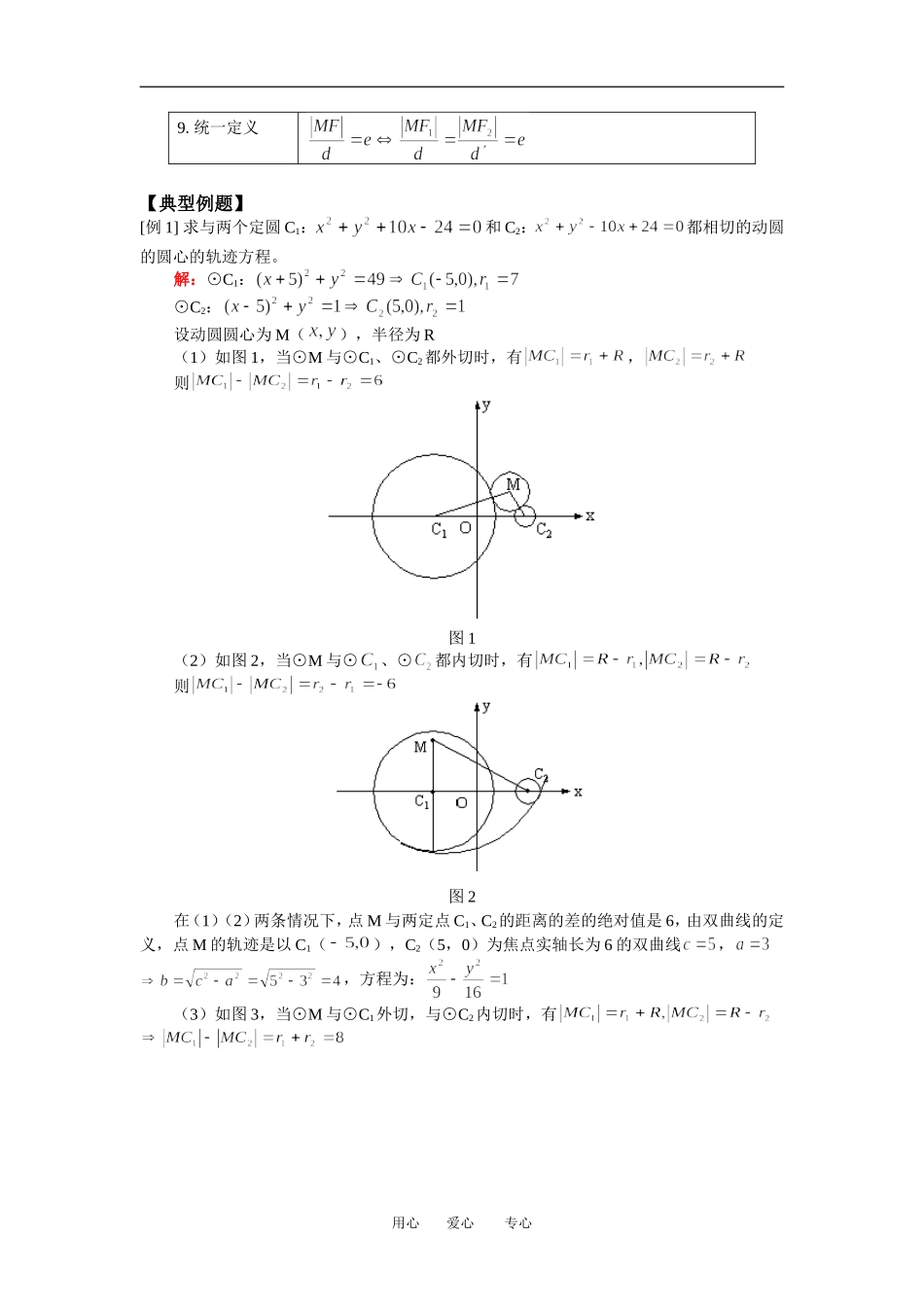 高三数学文双曲线复习（一）人教版_第2页