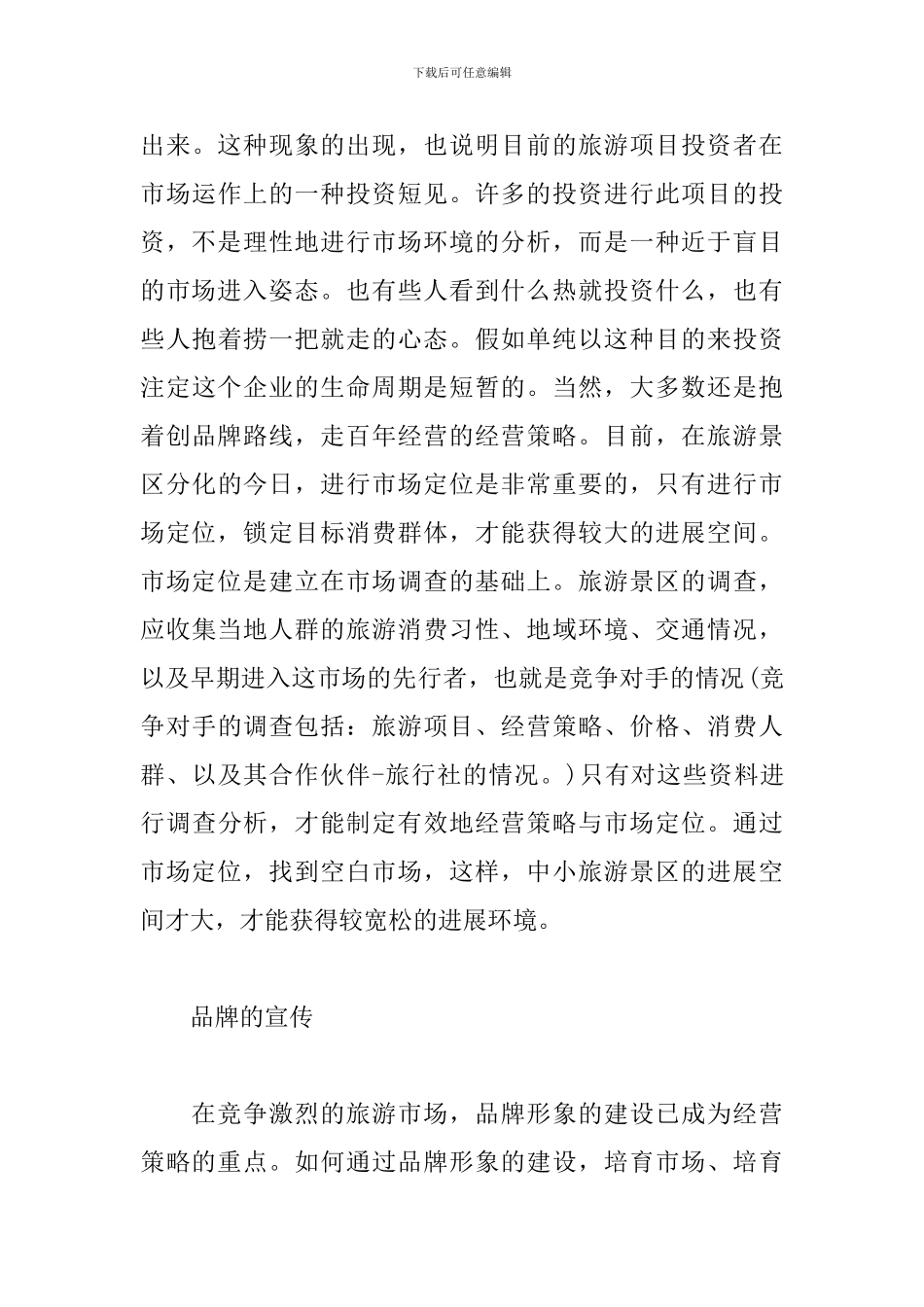 旅游营销策划方案_第3页