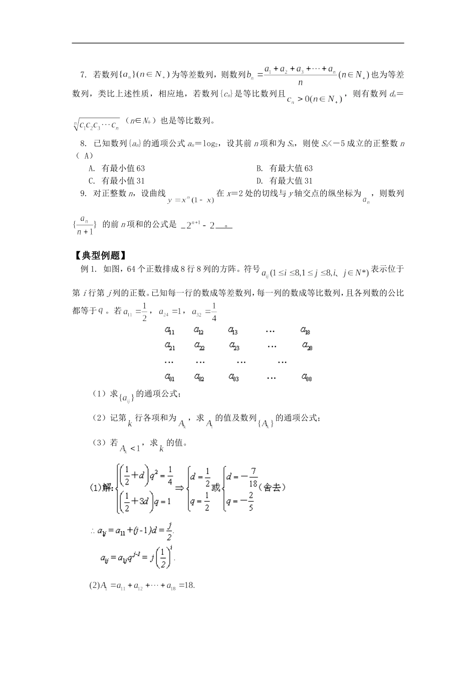 高三数学数列的综合应用苏教版知识精讲_第2页
