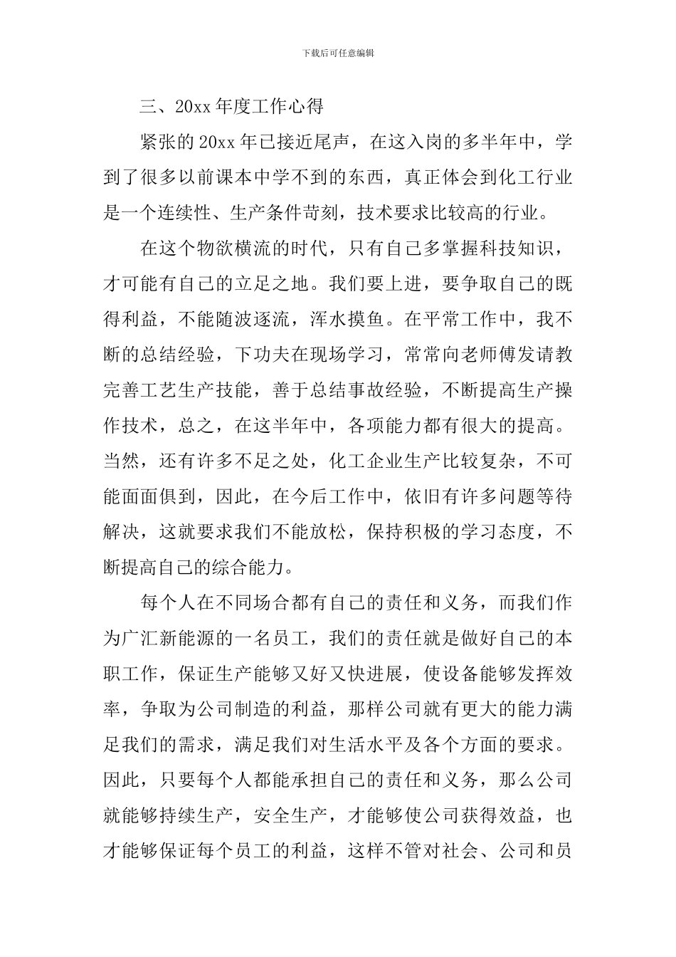 2024化工个人工作总结_第2页