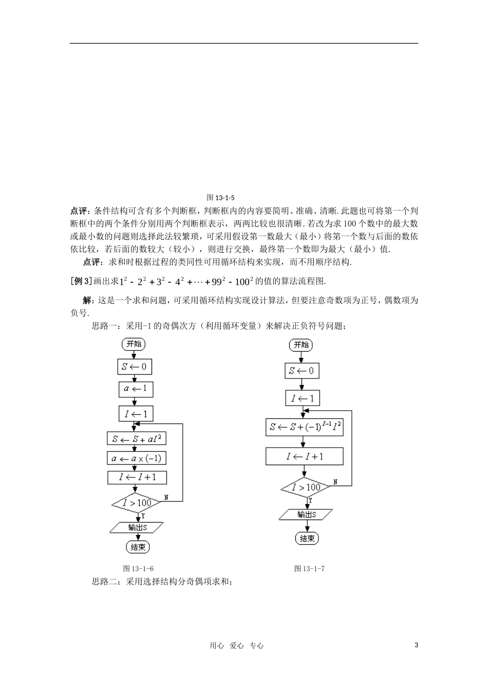 高三数学典型例题解析 第十三章 算法初步_第3页