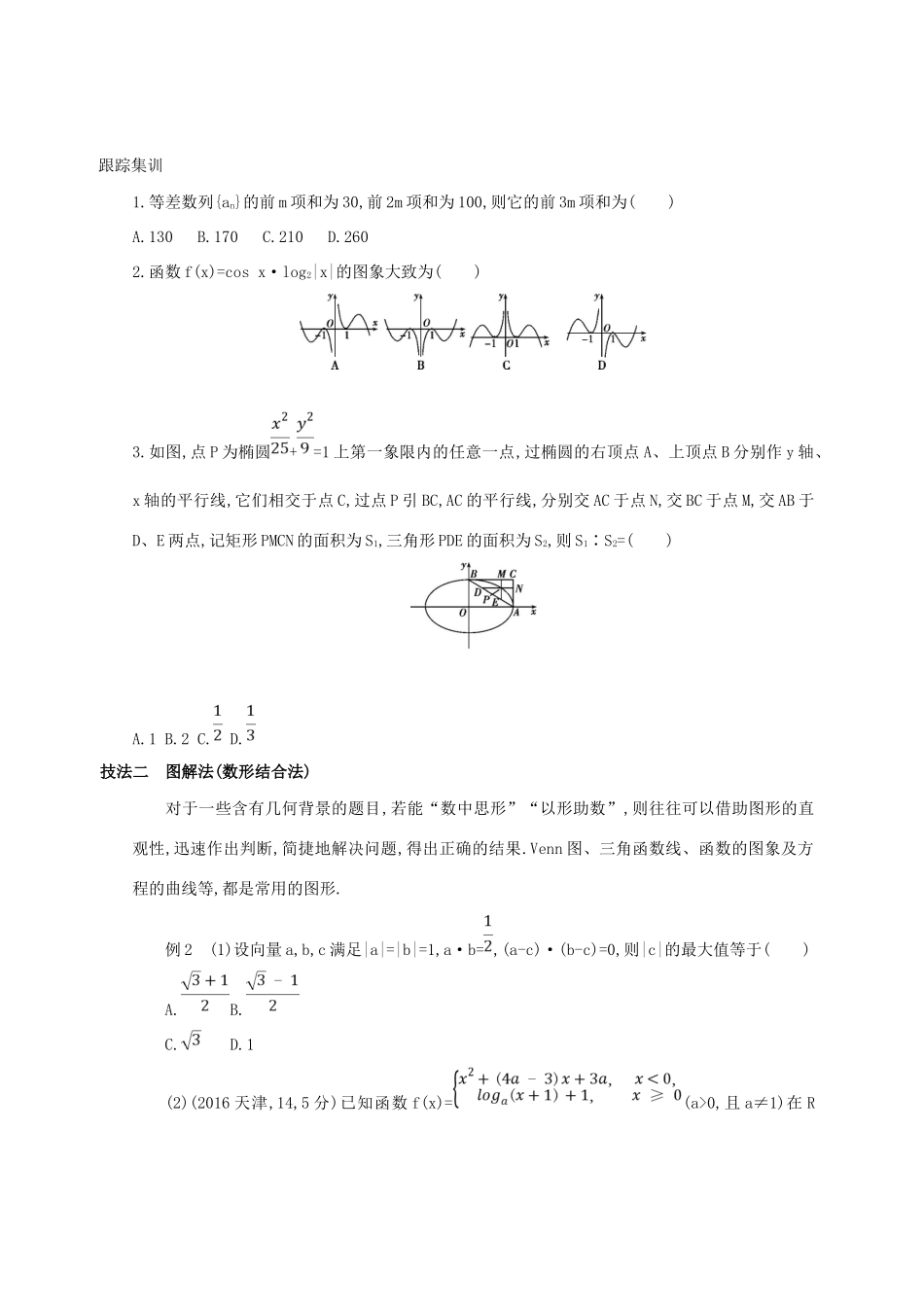 高三数学二轮复习 冲刺提分作业 第四篇 考前冲刺 巧用12个解题技法 理-人教版高三全册数学试题_第3页