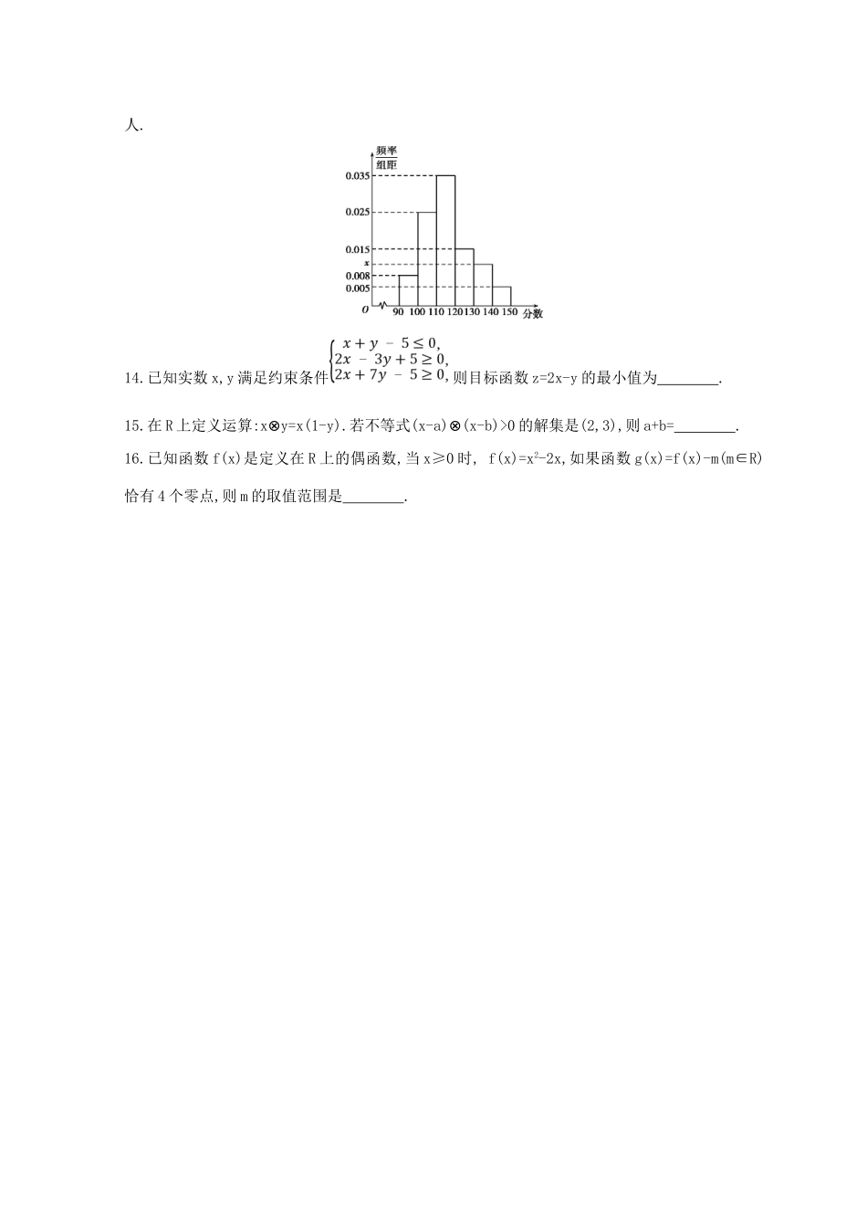 高三数学二轮复习 冲刺提分作业 第三篇 多维特色练 小题分层练 基础练（一）理-人教版高三全册数学试题_第3页