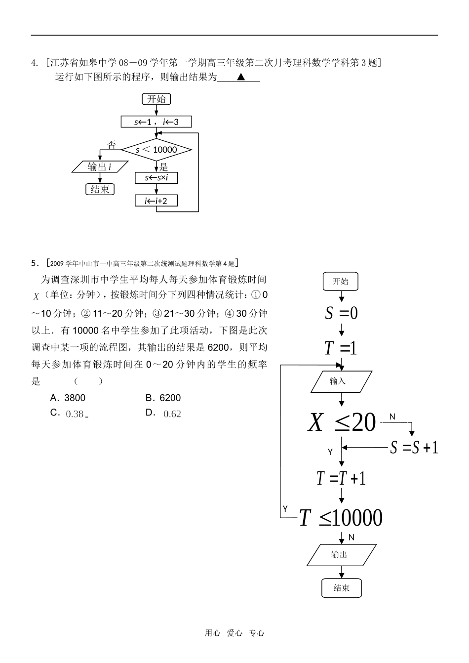 高三数学专题复习：算法,复数,线性规划汇编1(文)_第2页