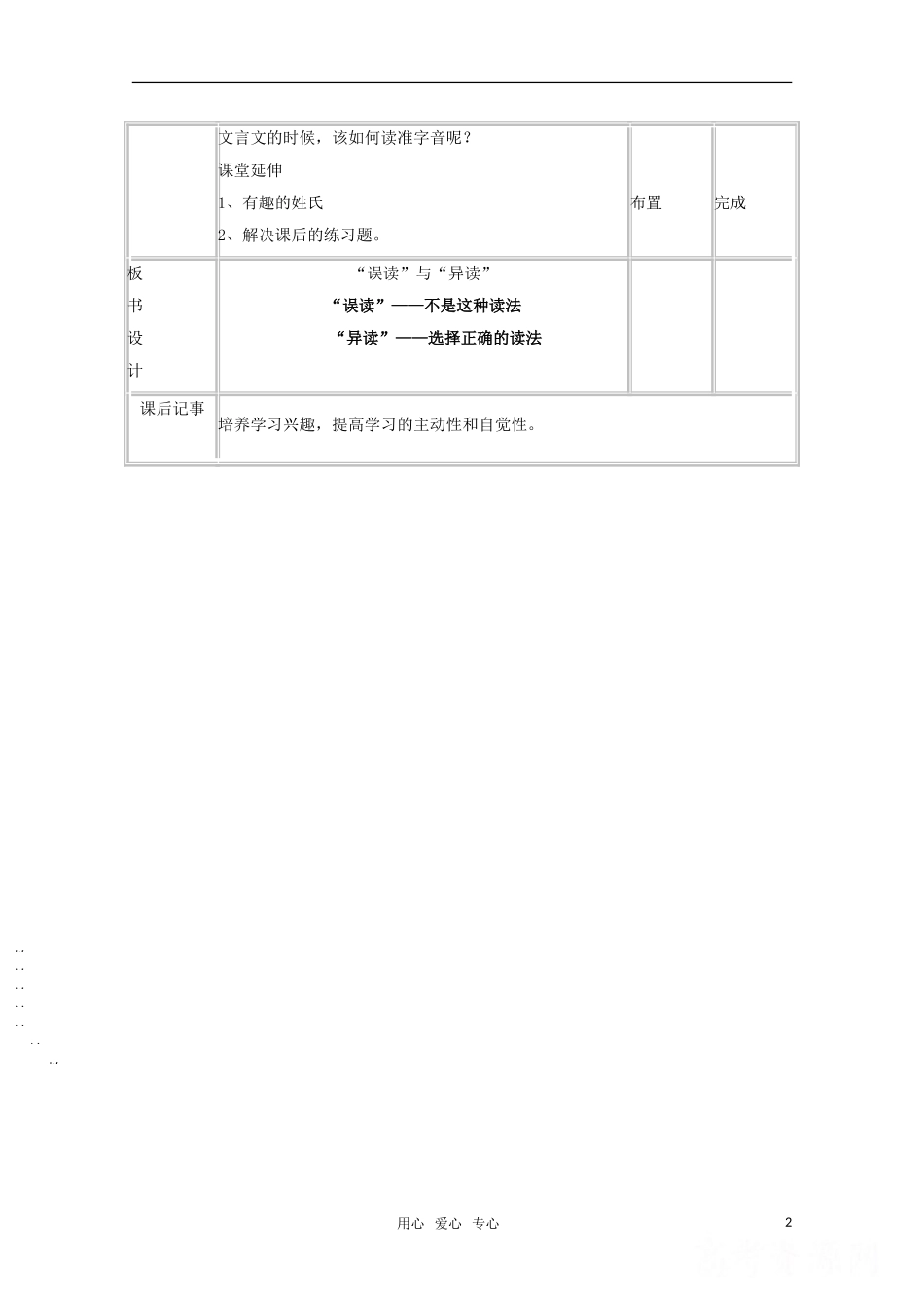 高中语文 2.3《迷幻陷阱—“误读”和“异读”》教案（1）新人教版选修《语言文字应用》_第2页