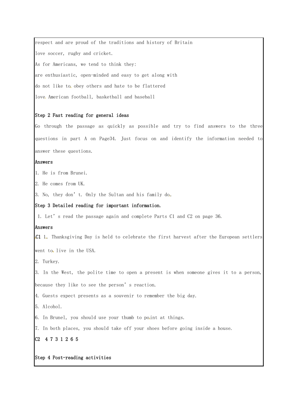 高中英语 Unit3 Reading I教案 牛津译林版选修6-牛津版高二选修6英语教案_第2页