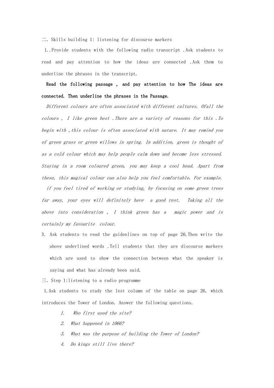 高中英语 Unit2 Witnessing time-Task精品教案 牛津译林版选修9_第2页