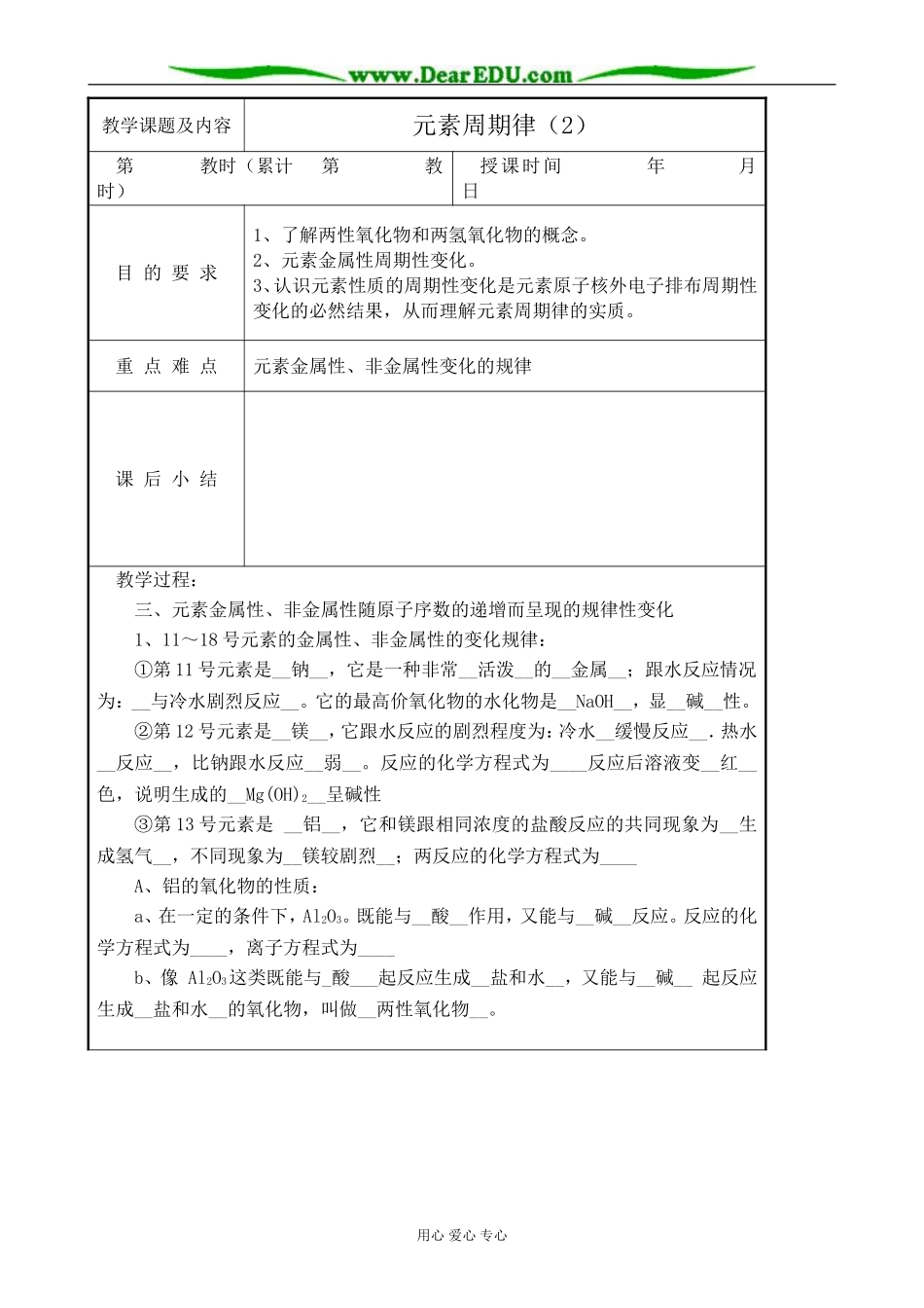 高中化学第一册必修元素周期律(2)_第1页
