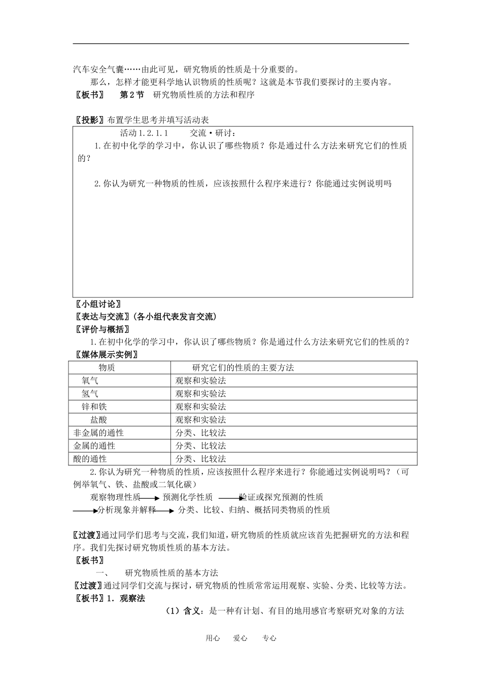 高中化学第1章第2节研究物质性质的方法和程序新人教版必修1_第2页