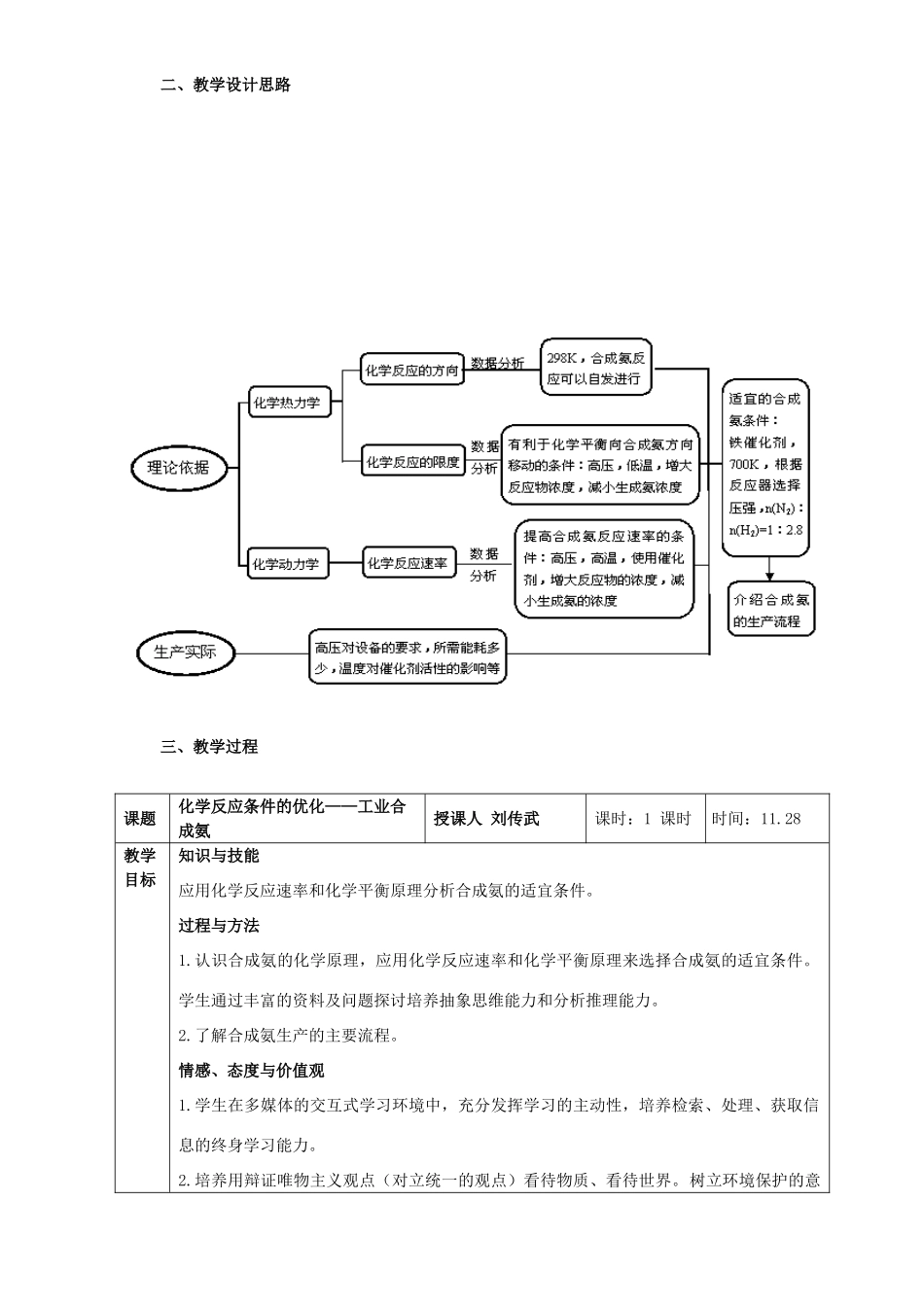 高中化学 第2章 化学反应的方向、限度与速率 第4节 化学反应条件的优化教案 鲁科版选修4-鲁科版高二选修4化学教案_第2页