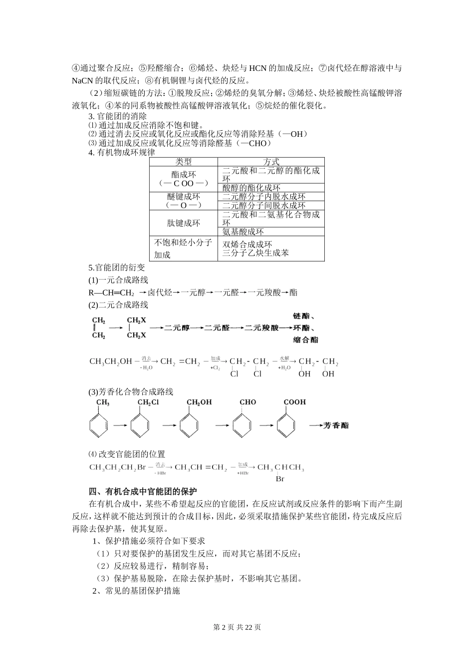第41讲 有机化合物的合成_第2页