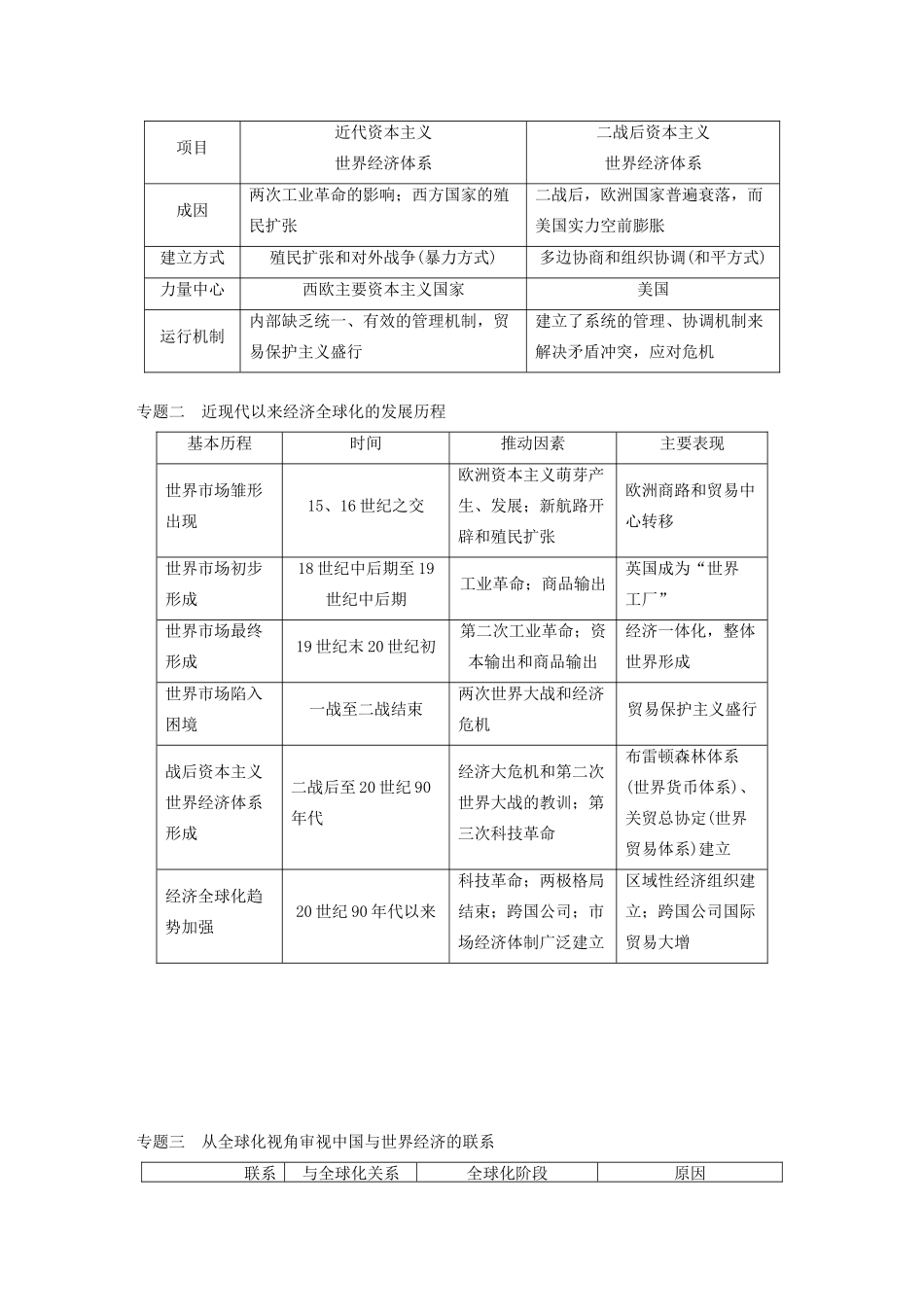 版高考历史大一轮复习 第十一单元 经济全球化的趋势单元综合提升教案（含解析）岳麓版-岳麓版高三全册历史教案_第2页