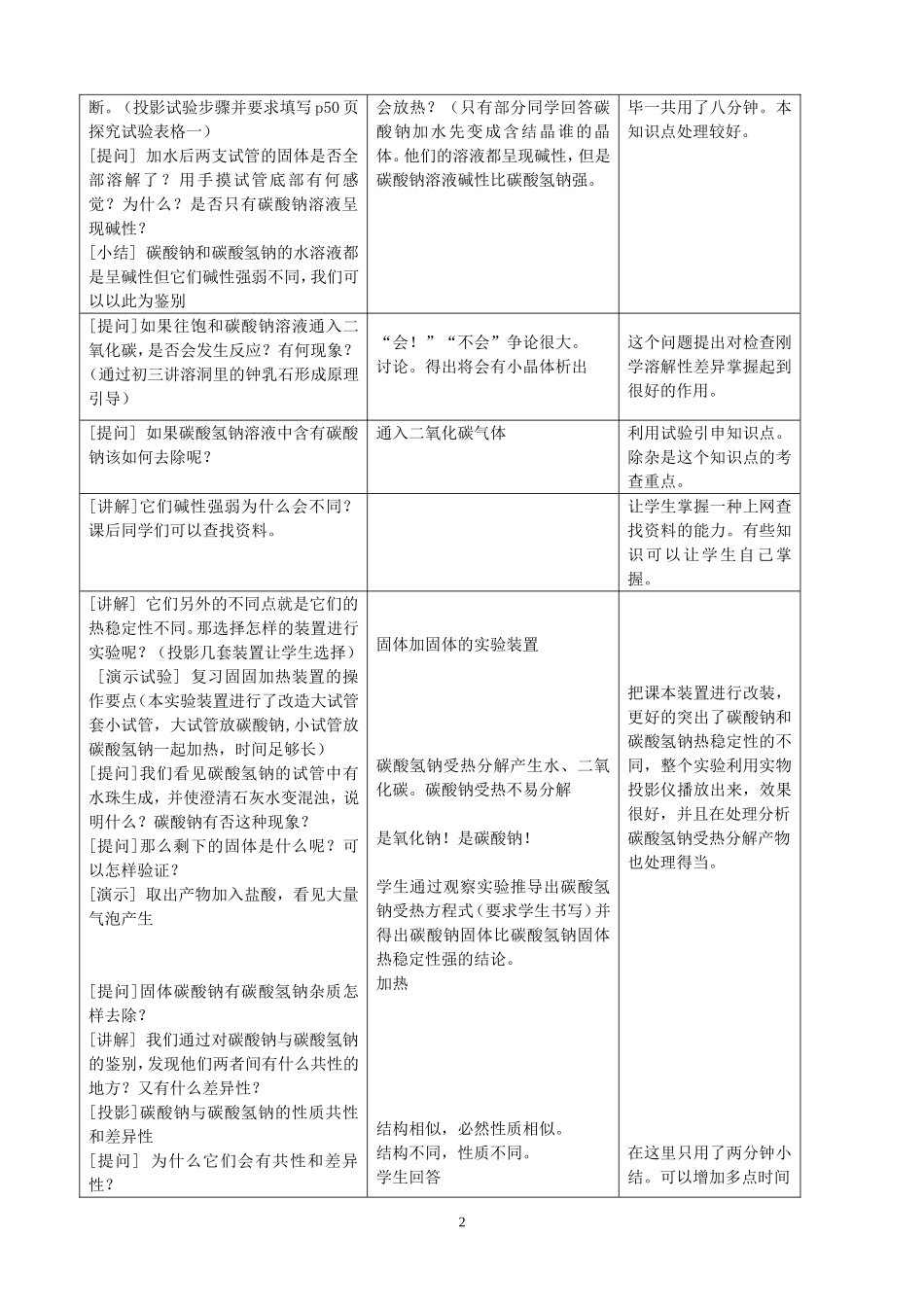 必修1-3-2《几种重要的金属化合物》教案（吴磊）_第2页